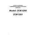ZANUSSI ZCM5261 Manual de Usuario