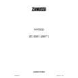 ZANUSSI ZC 2021 Manual de Usuario