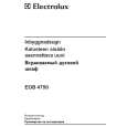 ELECTROLUX EOB4750X Manual de Usuario
