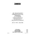 ZANUSSI ZK 21/11 ATO Manual de Usuario