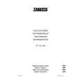 ZANUSSI ZT 154 AO Manual de Usuario