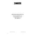 ZANUSSI ZI1603A Manual de Usuario