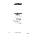 ZANUSSI ZDT5895 Manual de Usuario