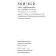 AEG 430D-W Manual de Usuario