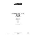 ZANUSSI F906CN Manual de Usuario