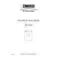 ZANUSSI FA4412 Manual de Usuario