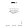 ZANUSSI ZU9141 Manual de Usuario