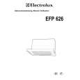 ELECTROLUX EFP626CH Manual de Usuario