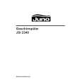 JUNO-ELECTROLUX JSI2340B Manual de Usuario