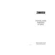 ZANUSSI ZV200R Manual de Usuario