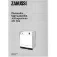 ZANUSSI ZW106 Manual de Usuario