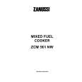 ZANUSSI ZCM561NW Manual de Usuario