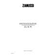 ZANUSSI ZL95W Manual de Usuario