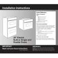 WHIRLPOOL YGBD307PDB4 Manual de Instalación