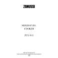 ZANUSSI ZCG611X Manual de Usuario