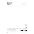 ZANKER TT160 Manual de Usuario