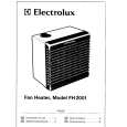 ELECTROLUX FH2001 Manual de Usuario