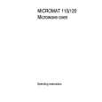 AEG Micromat 120 W Manual de Usuario