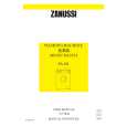 ZANUSSI FA581 Manual de Usuario