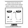 ZANUSSI SD2801 Manual de Usuario
