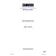 ZANUSSI ZECL159W Manual de Usuario
