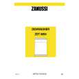 ZANUSSI ZDT6894 Manual de Usuario