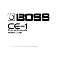 BOSS CE-1 Manual de Usuario
