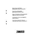 ZANUSSI ZME 2004VD Manual de Usuario