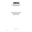 ZANUSSI ZERT6675 Manual de Usuario