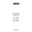 ZANUSSI ZCC6638X Manual de Usuario