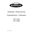 ROSENLEW RTT2360 Manual de Usuario