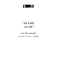 ZANUSSI ZP34.05/1 Manual de Usuario