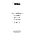 ZANUSSI ZDG320X Manual de Usuario