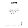 ZANUSSI ZT142 Manual de Usuario