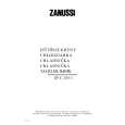 ZANUSSI ZFC255-1 Manual de Usuario