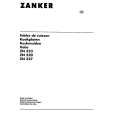 ZANKER ZN323X Manual de Usuario