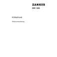 ZANKER ZKR1606 Manual de Usuario