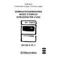 ELECTROLUX GH60-4VC.1 Manual de Usuario