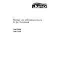JUNO-ELECTROLUX JDK3530E Manual de Usuario