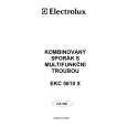 ELECTROLUX EKC5610X Manual de Usuario