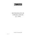 ZANUSSI ZA3PW Manual de Usuario