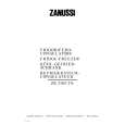 ZANUSSI ZR230/2TN Manual de Usuario