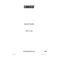 ZANUSSI ZFT 120 F Manual de Usuario