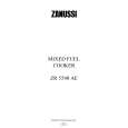 ZANUSSI ZR5540AE Manual de Usuario