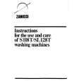 ZANUSSI S118T Manual de Usuario