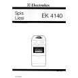 ELECTROLUX EK4140 Manual de Usuario