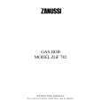 ZANUSSI ZGF782CX Manual de Usuario