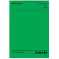 ZANUSSI VF2458 Manual de Usuario