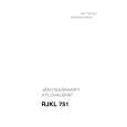 ROSENLEW RJKL751 Manual de Usuario