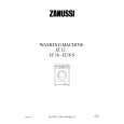 ZANUSSI IZ12W Manual de Usuario